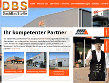 Tablet Screenshot of dbs-dachbaustoffe.de